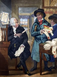 執行官と弁護士-悪魔の一致、1780年、Carington Bowlesによって印刷および販売、1793年（手塗りのメゾチント）